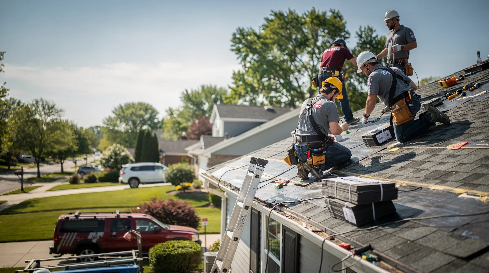 Roof Repair in Sister Bay, WI around you